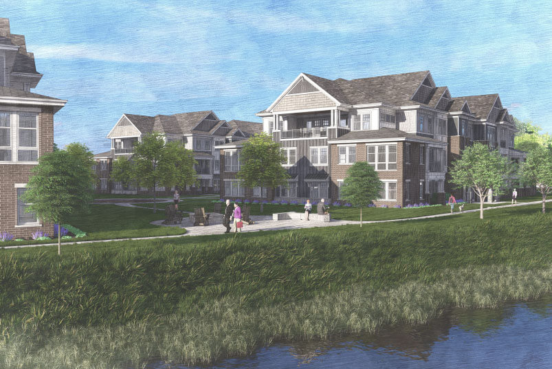 rendering of greenwood village south exterior after expansion